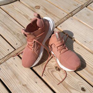 Pink Blush Puma High Top Sneakers